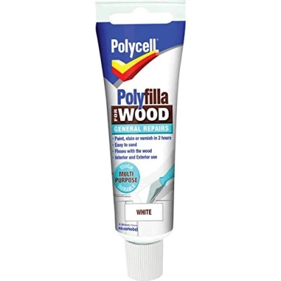 Image of Polycell PLCWGRW75 Wood Filler Polyfilla Interior Exterior Use Tough Durable Repaintable