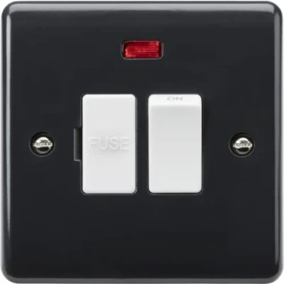 Image of KnightsBridge 13A switched fused spur with neon [Part M Compliant]