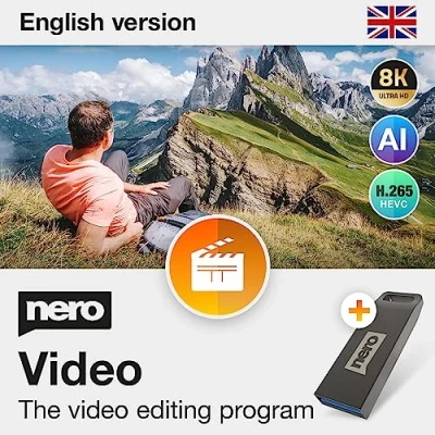 Image of Nero Video 2024 on USB Stick editing program 8K unlimited license 1 PC Windows 11/10 / 8/7