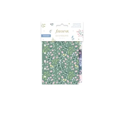 Image of Filofax Pocket Organiser Dividers Meadow