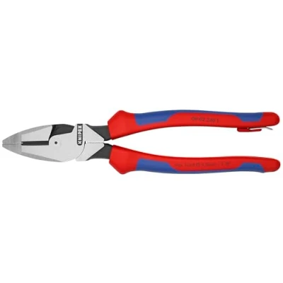 Image of KNIPEX High Leverage Lineman&#039;s Pliers Head Tethered Att