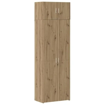 Image of vidaXL Storage Cabinet Artisan Oak 70x42.5x225 cm Engineered Wood