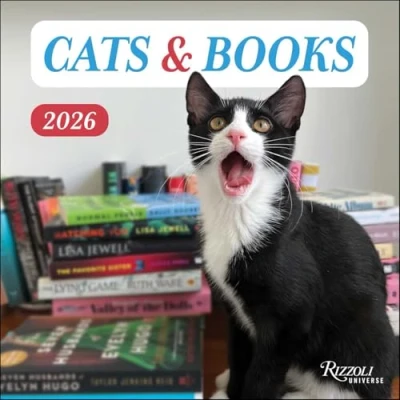 Image of Cats &amp; Books Calendar 2026