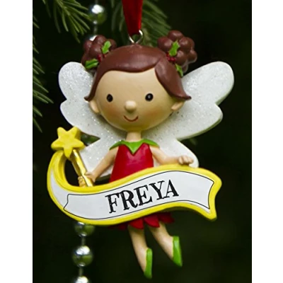 Image of Boxer Gifts Freya Fairy Decoration, Ceramic, Multi Colour, 7.2 x 5 1 cm