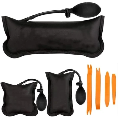 Image of air Wedge Bag Pump,Professional Leveling Strong Kit, Alignment Tool Inflatable Shim Bag, Car Door and Window Installation Positioning Cushion airbag (7 PCS)