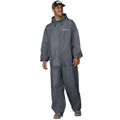 Image of FROGG TOGGS Men&#039;s Ultra Lite2 Waterproof Breathable Rain Suit, Carbon, L