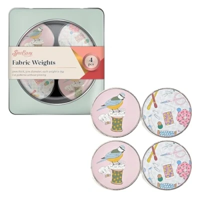 Image of Sew Easy Pattern Fabric Weights for Sewing, Crafts, Cutting, Dressmaking, Tailoring, Quilting, 4 x 75g, Birds