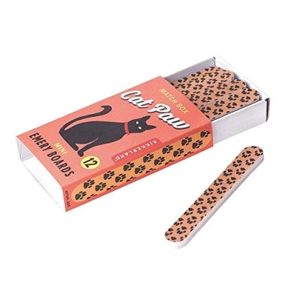Image of Kikkerland Cat Paw Emery Board Match Box