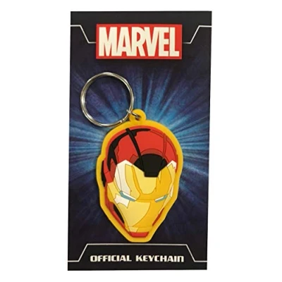 Image of Marvel Iron Man Rubber Keychain N/A One Size