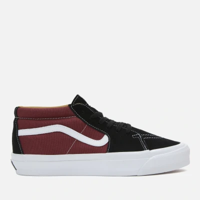Image of Vans Unisex Sk8 Mid Reissue 83 Canvas and Suede Trainers UK 4