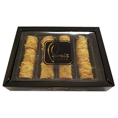 Image of Persis Premium Baklava Selection Variety Box 12 Pieces (Baklava Finger)