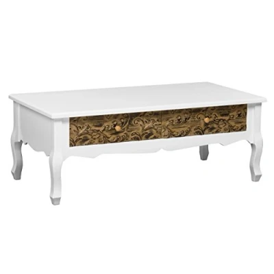 Image of Premier Housewares Bali Coffee Table White
