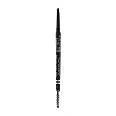 Image of Makki Grey Brown Brow Architect Eyebrow Definer Pencil Matte Finish with brush fine strokes natural expression