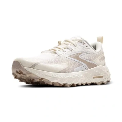 Image of Brooks Women’s Cascadia 18 Mountain Trail Running Shoe, Coconut/Chateau/White, 6 UK