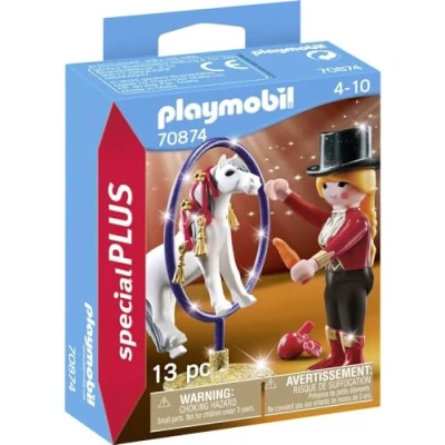 Image of Playmobil 70874 Horse Trainer, Fun Imaginative Role Play, PlaySets Suitable for Children Ages 4+