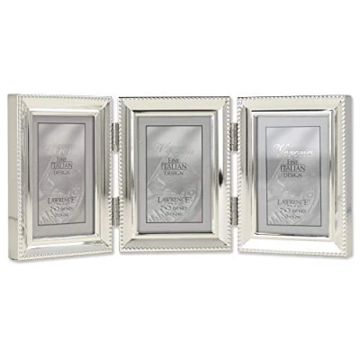 Image of Lawrence Frames 11623T Metals Frame, 2.5x3.5 Triple, Silver