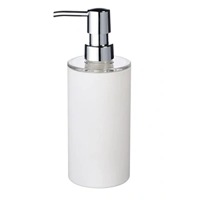 Image of Ridder Touch Soap Dispenser, Poly Resin, White, 6.7 x 19 cm