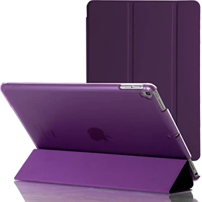 Image of Smart Case for iPad 9th Generation (2021), 8th (2020), 7th (2019) Magnetic Cover with Auto Sleep/Wake Function (Purple)