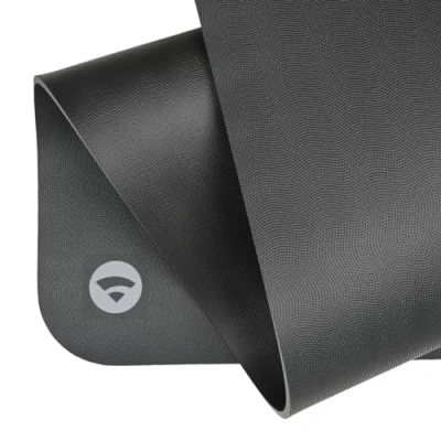 Image of 200cm EXTRA LONG &amp; 66cm WIDE 100% Natural Rubber Eco Yoga Mat in Grey 4mm Thick XL XW Pilates