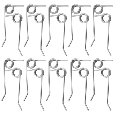 Image of eMagTech 10 Pairs Strong Springs Stainless Steel Spring for Electric Scarifier Compatible with Wolf Garten VS 302 E VA 303 E, 10x Right Left