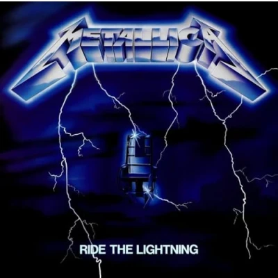 Image of Metallica Ride The Lightning Electric Blue vinyl Sealed 2023 UK LP BLCKND004R 1U