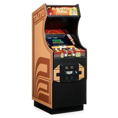 Image of Numskull Quarter Arcades Elevator Action Collector&#039;s Edition Mini Arcade 1/4 Scale Authentic Wooden Replica, Original ROM, Rechargeable Battery &amp; 3W Speakers for Retro Enthusiasts