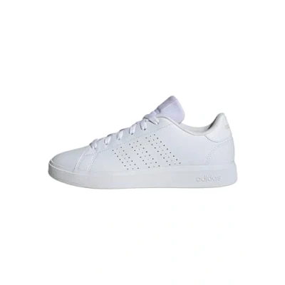 Image of adidas Women&#039;s Advantage Base 2.0 Shoes Non Football Low, Cloud White/Cloud White/Halo Mint, 3.5 UK