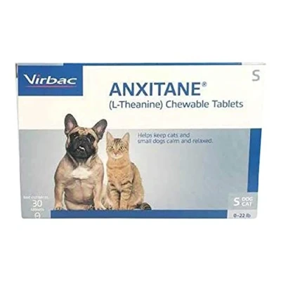 Image of Virbac Anxitane Tablets, Small Dog/Cat, 50Mg, 30 Count