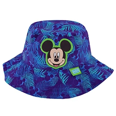 Image of Disney Kids Bucket Hat for Boys, Mickey Mouse Toddler Baseball Cap and Baby Sunhat, UPF 50+ Uv Sun Protection Boonie Ages 2 4, 4T