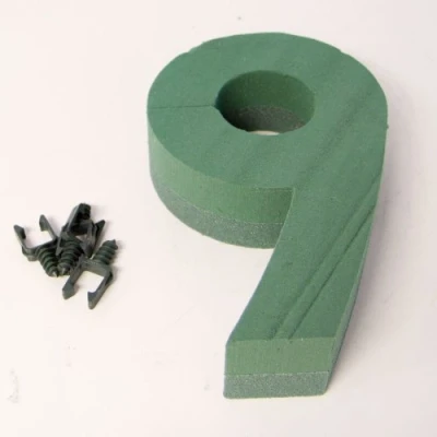 Image of Oasis Floral Foam Numbers 0,1,2,3,4,5,6,7,8,9 Available (Number 9)