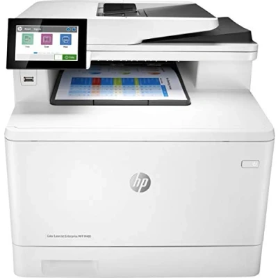 Image of HP LaserJet Enterprise M480f Multifunction Colour Laser Printer (Printer, Scanner, Copier, Fax, LAN, Duplex) White