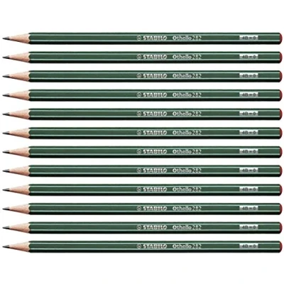 Image of Graphite Pencil STABILO Othello Pack of 12 4B