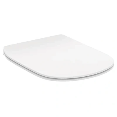 Image of Toilets Seat Ideal Standard Tesi Soft Close Original Slim Toilet Seat, T352701, White