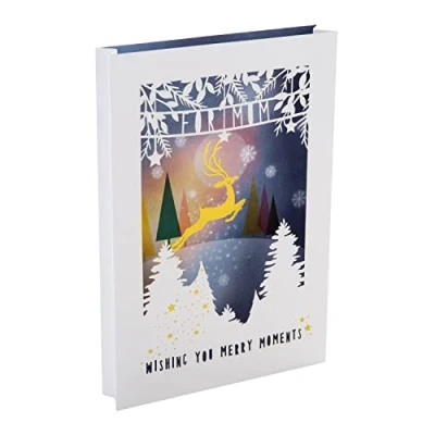 Image of Hallmark Christmas Card for Mum Traditional 3D Shadow Box Design (25572419)