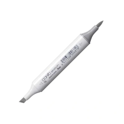 Image of Copic Sketch Coloured Marker Pen (T 0) Toner Gray No.0, For Art &amp; Crafts, Colouring, Graphics, Highlighter, Design, Anime, Professional Beginners, Supplies Colouring Books