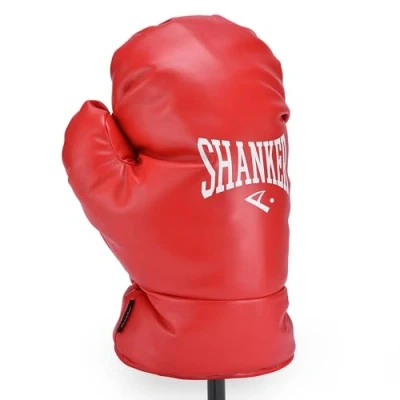 Image of Shanker Golf Boxing Glove Headcover Funny Driver Cover Tour Grade PU Leather Great Gag Gift for Men Soft Velour Lining