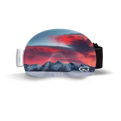 Image of Soggle Ski Goggles Protective Cover Microfibre One Size Pictures Red Sky