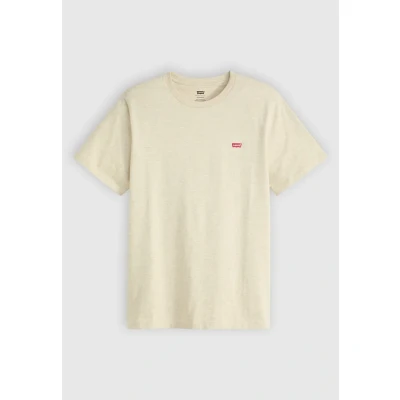 Image of Levi&#039;s Original TEE Basic Tshirt, Men&#039;s, Size: Large, White peppercorn heather