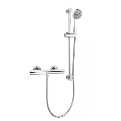 Image of Bristan ZI SHXSMCTFF C Zing Cool Touch Bar Shower with Single Mode Kit &amp; Fast Fit Connections, Silver