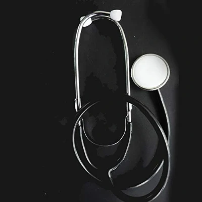 Image of MQEIANG Veterinary Stethoscope 1Set Pig Sheep Horse Cattle Heart Rate Vet Student Equipment Animal Diagnostic Tool (Color : 1Set, Size Stethoscope)