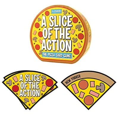 Image of Gift Republic Slice Of The Action Pizza Challenge Family Card Game