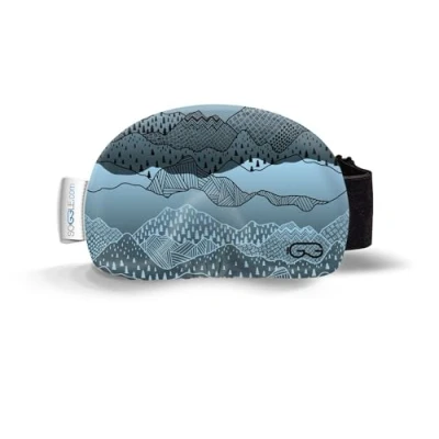 Image of SOGGLE Ski Goggles Protective Cover Made of Microfibre (One Size), Colour: Structured Slovakia Blue