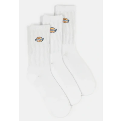 Image of Dickies Valley Grove Embroidered Socks, Men&#039;s, Size: 9 11, White