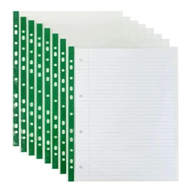 Image of 100 Quality A4 Punched Pockets 50micorn Strong Filing Glass Crystal Clear