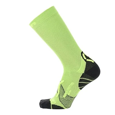 Image of UYN S100254 RUN SUPER FAST MID Socks Men&#039;s Green yellow 38
