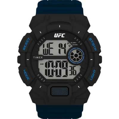 Image of Timex UFC Men&#039;s 50mm Black Resin Strap Chronograph Watch TW5M53500