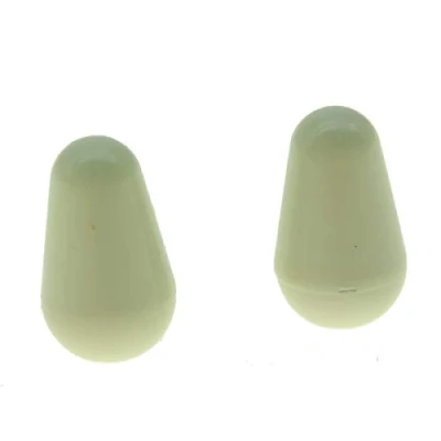 Image of KAISH 2pcs Guitar 5 Way Switch Tip Cap Knob for USA Strat/Stratocaster Mint Green