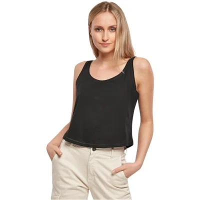 Image of Build Your Brand Ladies Oversized Tanktop, Women’s T Shirt, white, S BY051 00220 0051