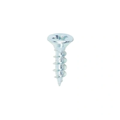 Image of TIMCO Solo Chipboard &amp; Woodscrews PZ Double Countersunk 4.0 x 15 Zinc Box of 200