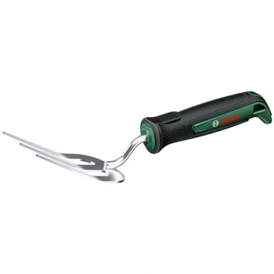 Image of Bosch Garden Hand Tool Fork (for Weeding, Robust, Stainless Steel, Soft Grip Handle, Ergonomic Design)